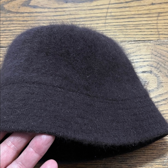 Vintage brown Classic angora  Wool Hat - Picture 5 of 5